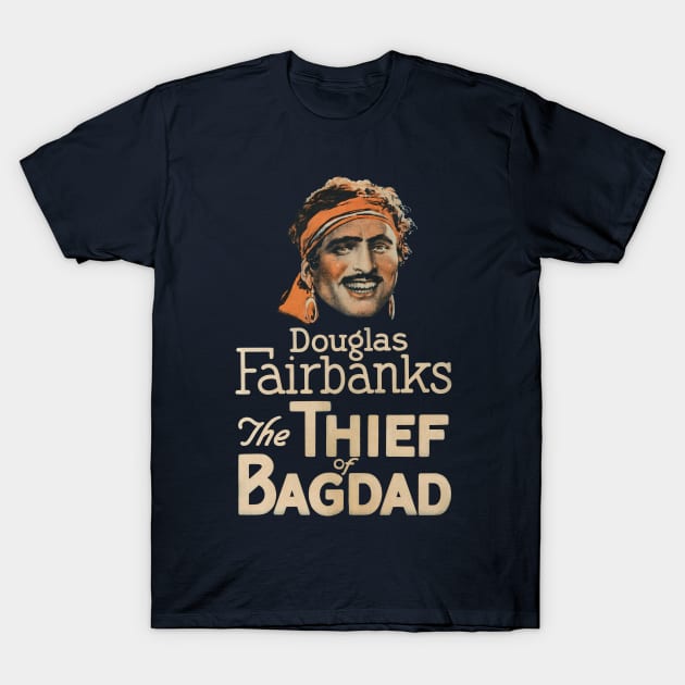 The Thief of Bagdad Movie Poster T-Shirt by MovieFunTime